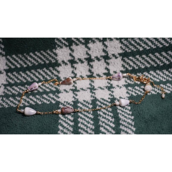 Dainty Shell Necklace, Multi Seashell Jewelry - Picture 7 of 7